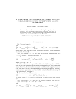 OPTIMAL THREE CYLINDER INEQUALITIES FOR SOLUTIONS TO