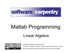 Slide - Software Carpentry