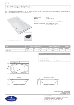 Sierra Rectangular Bath (2 Person)