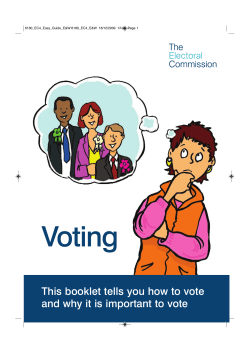 Easy-Read Guide to Voting