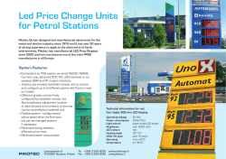 Led Price Change Units for Petrol Stations