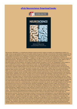ePub Neuroscience books