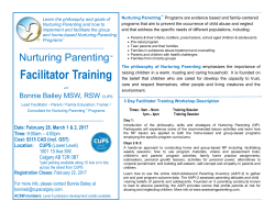 Facilitator Training