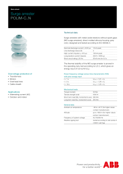 Surge arrester POLIM-C..N