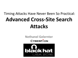 Advanced Cross-Site Search Attacks