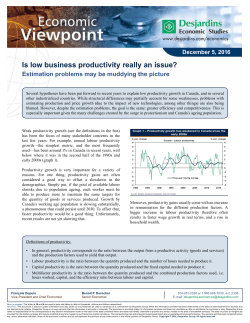 Is low business productivity really an issue?