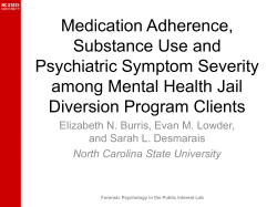 Changes in Symptom Severity by Substance Use from Baseline to 3