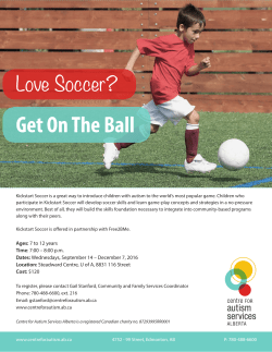 Get On The Ball - Centre for Autism Services Alberta