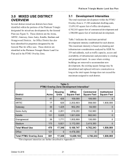 3.0 mixed use district overview