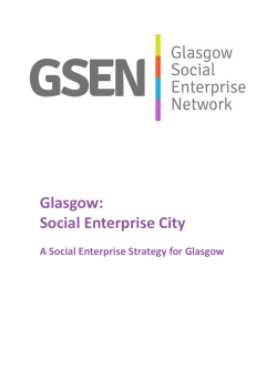 Social Enterprise City - Glasgow Social Enterprise Network