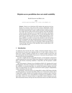 Disjoint-access parallelism does not entail scalability