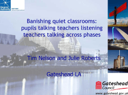 Banishing quiet classrooms - AAIA &ndash; The Association for