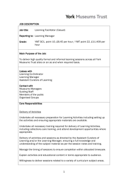 job description - York Museums Trust