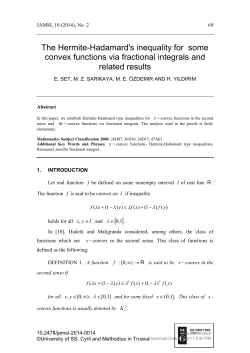 The Hermite-Hadamard`s inequality for some convex functions via