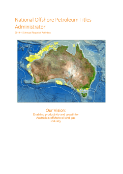 NOPTA Annual Report of Activities 2014-15