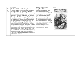 Description Relations to Panic of 1873 Visual Panic of 1873 The