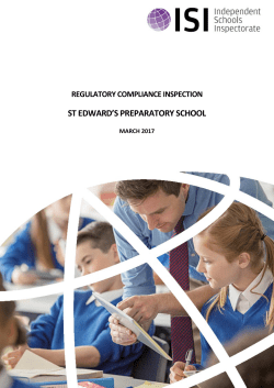 Our Latest Compliance Inspection Report March 2017