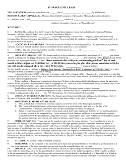 STORAGE UNIT LEASE thereafter with a grace period of five (5