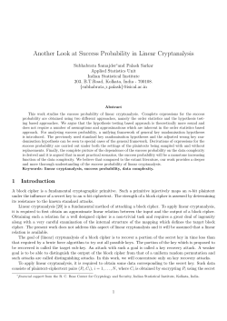 Another Look at Success Probability in Linear Cryptanalysis