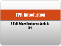 CPR and First Aid Basics!
