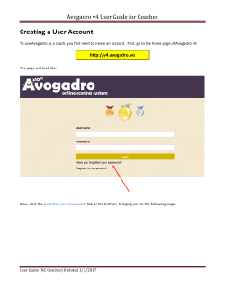 Directions for Avogadro