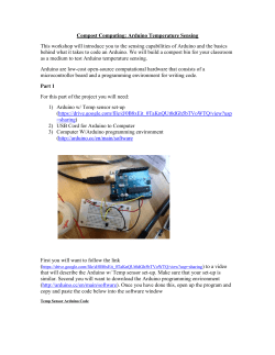 Arduino-Compost Handout