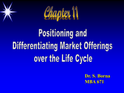 Product Differentiation