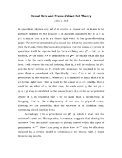 Causal Sets and Frame-Valued Set Theory
