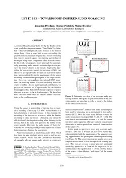 let it bee &ndash; towards nmf-inspired audio mosaicing