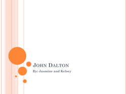 John Dalton - chem20-2011