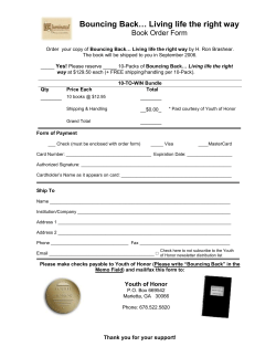 Order Form to Mail