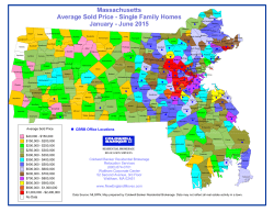 Massachusetts Average Sold Price - Single Family Homes January