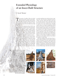 Extended Physiology of an Insect-Built Structure - SUNY-ESF