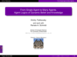 From Single Agent to Many Agents. Agent Logics of Dynamic Belief