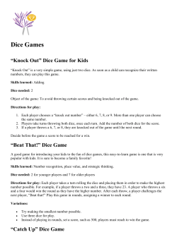 Dice Games