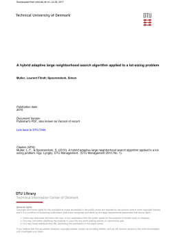 A hybrid adaptive large neighborhood search algorithm