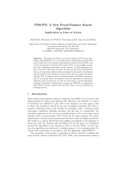 PDS-PN: A New Proof-Number Search Algorithm