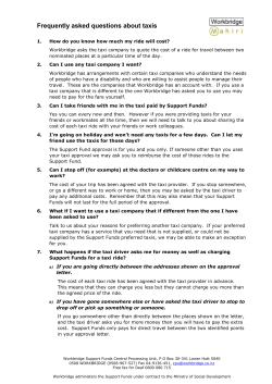 Taxi voucher re-order form