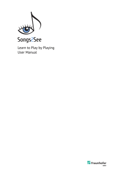 Learn to Play by Playing User Manual