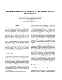 A Unified Information-Theoretic Approach to the Correspondence