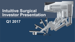 Intuitive Surgical Investor Presentation