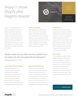 theory11 chose Shopify after Magento disaster