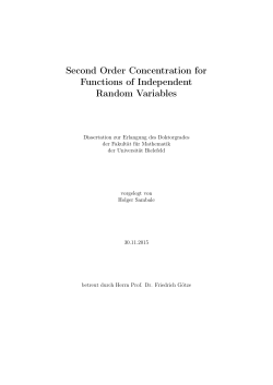 Second Order Concentration for Functions of Independent Random
