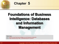 Databases and Management