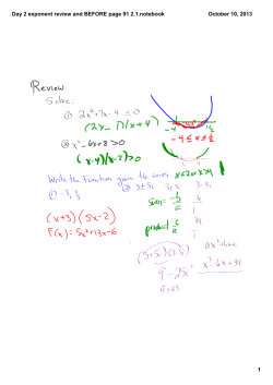 Day 2 exponent review and BEFORE page 91 2.1.notebook