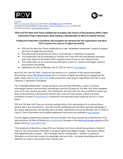 Media Sponsor - PBS PressRoom