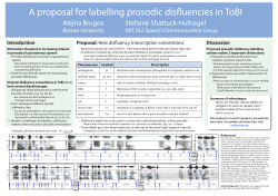 Discussion Proposal: New disfluency - BU Blogs