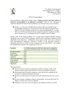 PTSD and neurofeedback Dr. Sharrie Dr. Sharrie, Neurotherapist