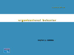 Organizational Behavior 11e - Stephen P. Robbins