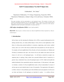 Soft P-Connectedness Via Soft P-Open Sets - IJMTT
